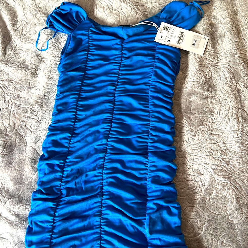 Blue Zara dress